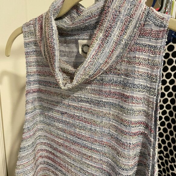 Anthropologie Akemi + Kin Multicolor Tweed Cowl Neck Dress - Picture 3 of 4